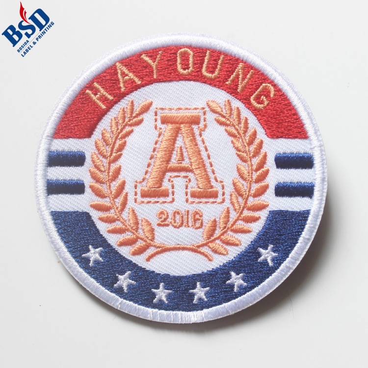 Round Embroidery Patches Badge 