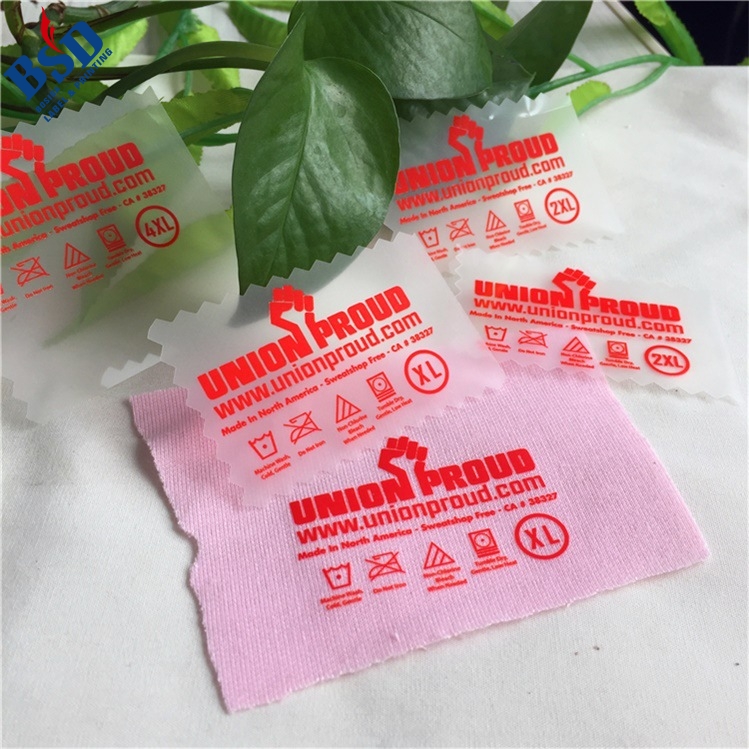 Custom logo design heat transfer personalized labels