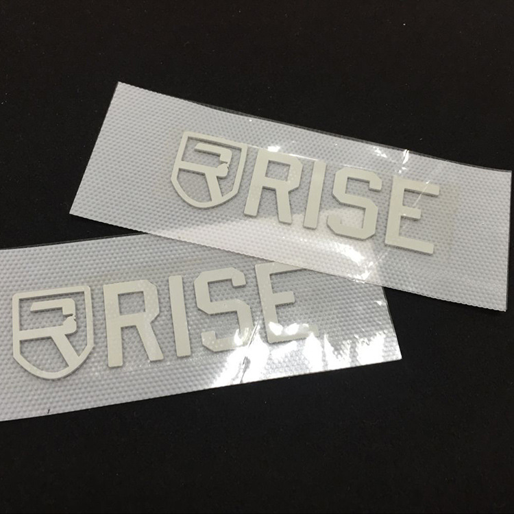 Custom silicone heat transfer printing labels