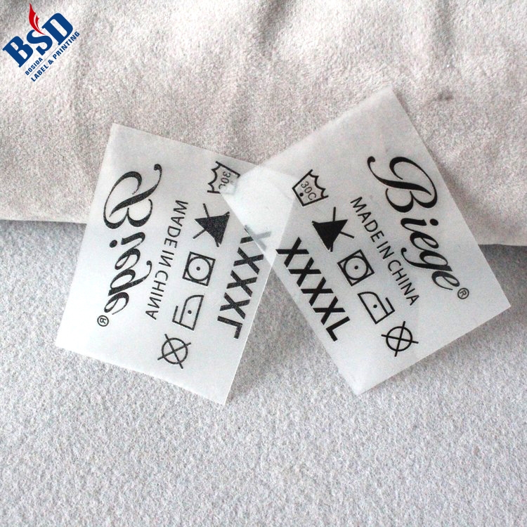 Custom LOGO brand heat transfer labels and Clothing pyrograph label
